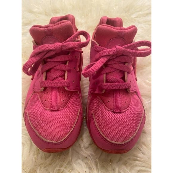 Kids Fuschia Nike Huarache Run-Sz 12c - Picture 1 of 7
